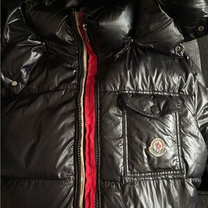 Moncler Shiny Black Jacket